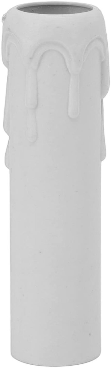Dailygoods- Kaarsenhouder - Vervangbare Kaarsenhoes - E14 Fitting - Kunststof - 10 Stuks - Hoogte 102mm - Kaarsenbedekking