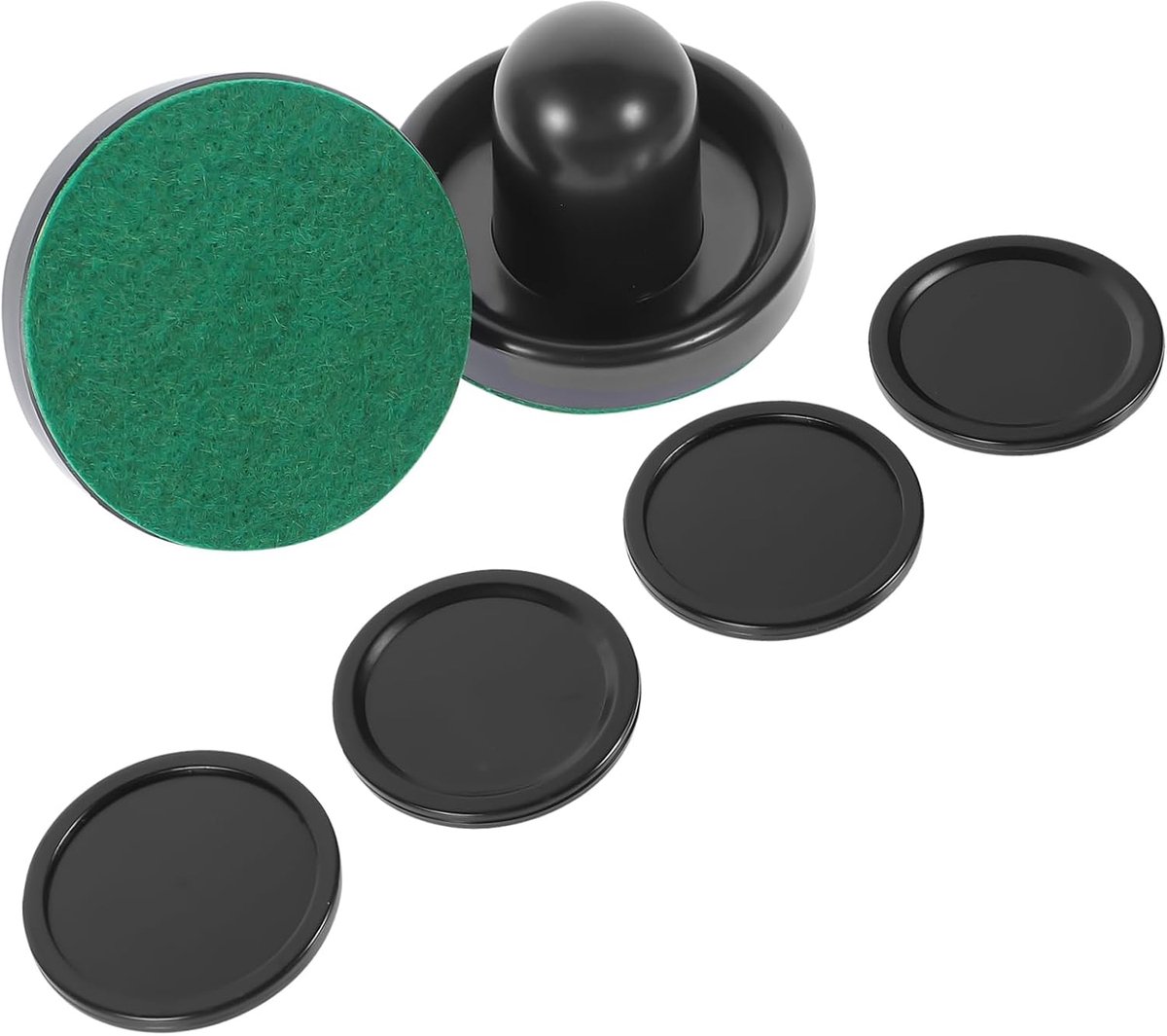 Air Hockey Accessoires - Puck Set - Spelplezier Thuis - Duurzaam Materiaal - 120 Gram - Multicolor