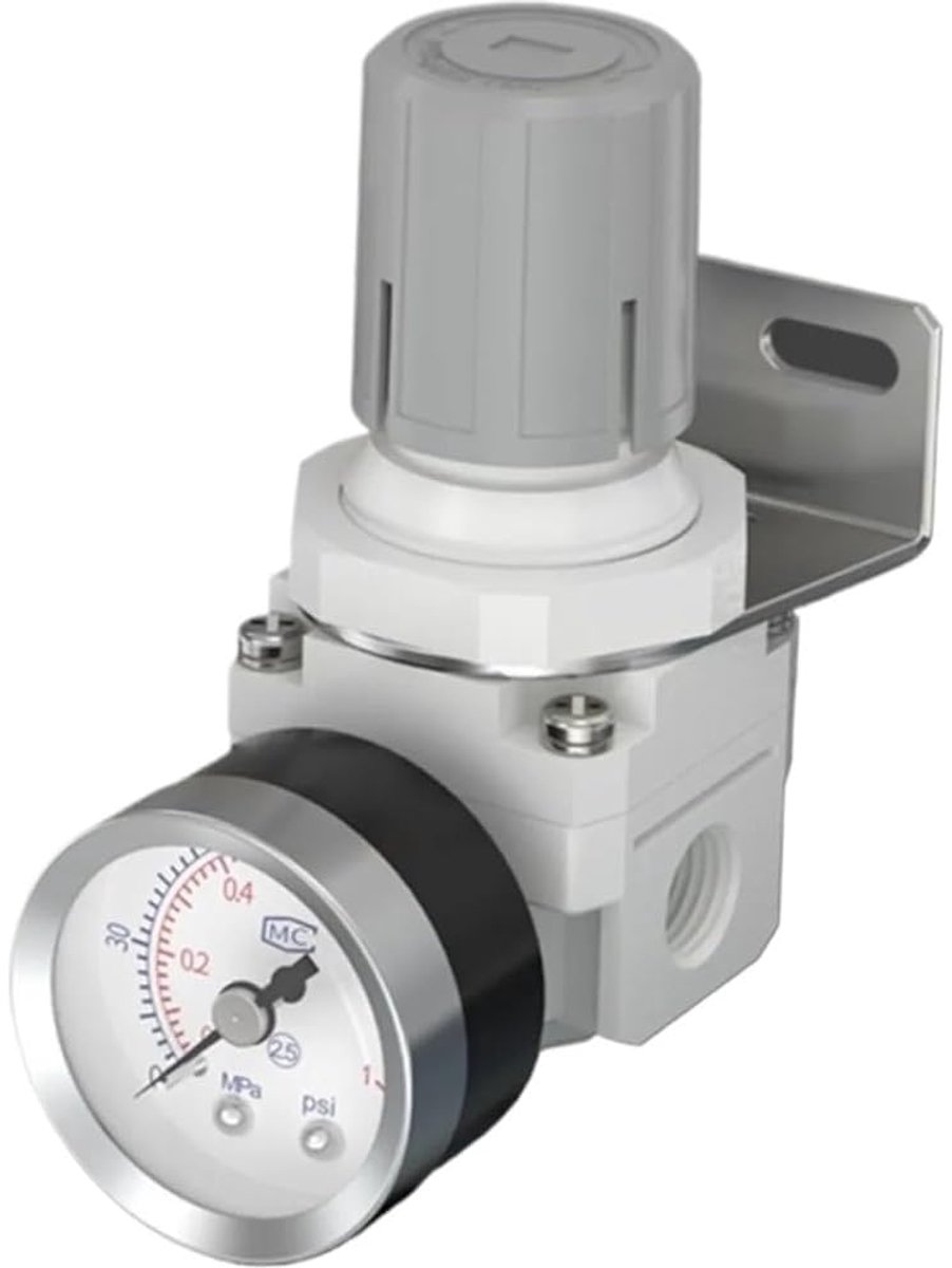 Manometer Regelaar - Luchtcontrole Ventiel - Druk Instellen - Instelbare Manometer - 1 Stu