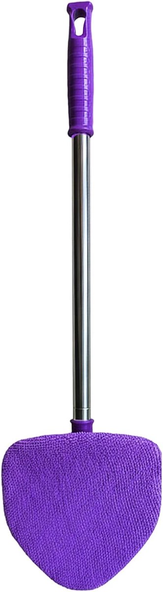 Autoruit Reiniger - Auto Interieur - Gemakkelijk Zicht - Verstelbare Telescoopsteel - 43 cm - Paars