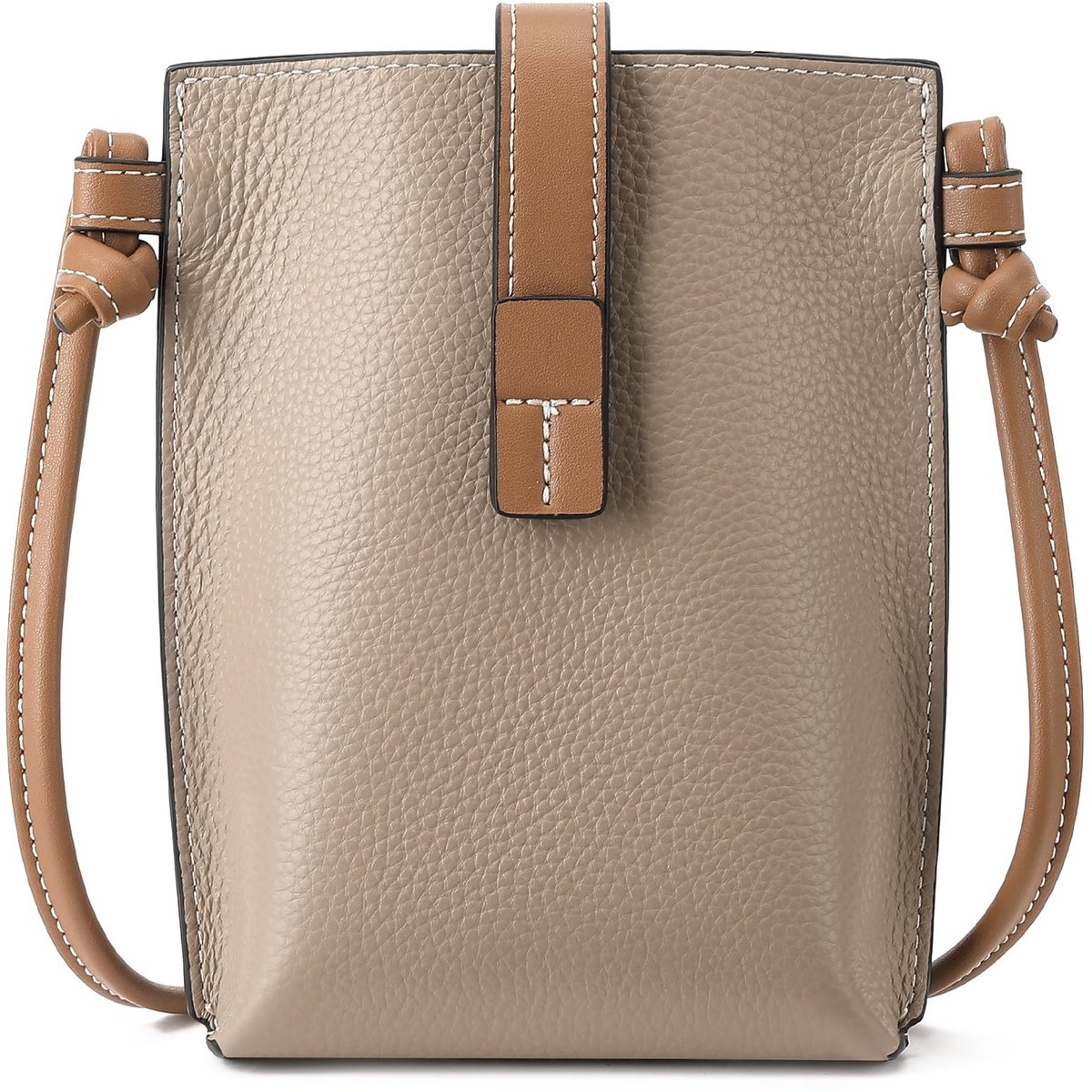 Dailygoods- Crossbody Tas Minimalistisch - Leren Tas - Kleine Tas Dames - Mobiele Telefoon Tas - Kaarthouder - Duurzaam Design - Schoudertas