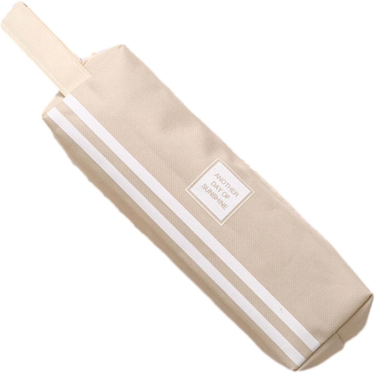 Potloodetui - Pennendoos Organizer - School en Kantoor - Grote Capaciteit - 7x21 cm - Gestreept