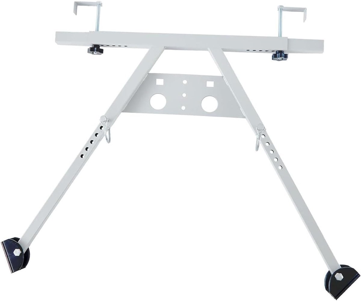 Ladderstabilisator - Laddersteun - Dakgoot reinigen - Verstelbaar metaal - 42-72 cm - Zilver
