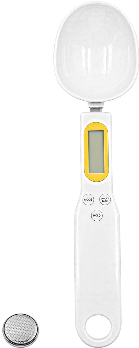 Dailygoods- Keukenweegschaal Digitale Precisie 500g/0.1g - Mini Voedselweegschaal - LCD-scherm - Handvat - 4 Meeteenheden - Ideaal voor Koffie en Thee - Digitale Weegschaal