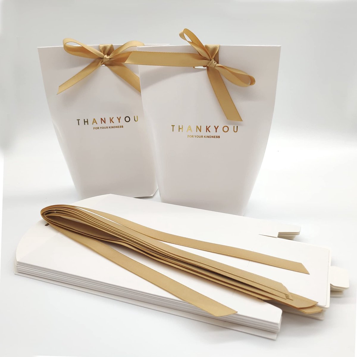 Dailygoods- Papieren Zakken 12 Stuks - Gunstzakken - Cadeautasjes - Kraftpapier - Geschenkverpakking - Sterk en Duurzaam - Cadeauzakjes