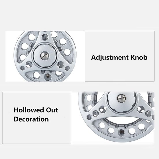 Dailygoods - Aluminium Vliegvissen Reel - Voor Rivier en Zee Vissen van Dailygoods — afbeelding 2