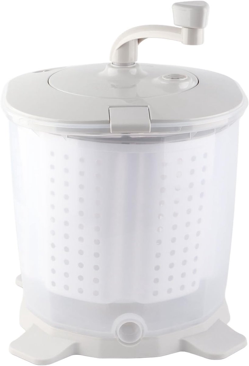 Mini Wasmachine Draagbare Wasmachine Kleding Wassen Handmatige Bediening 40 x 37 x 36 cm Grijs