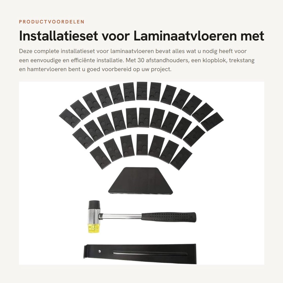 Dailygoods - Installatieset voor Laminaatvloeren met Gereedschap