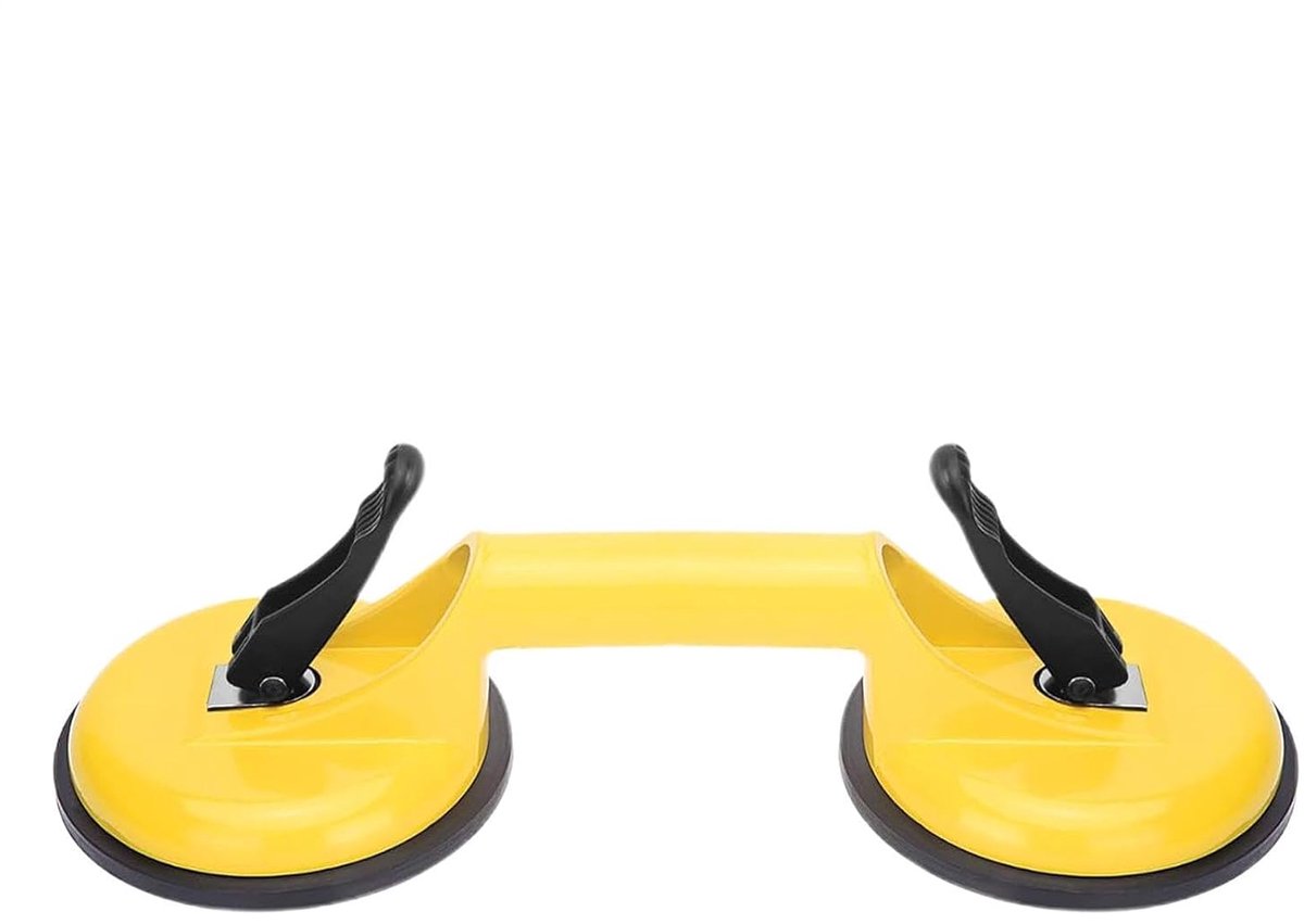 Glazen Zuignappen - Vacuüm Lifter - Zwaar Tillen - Sterk Draagvermogen - 12 cm Diameter - Zwart