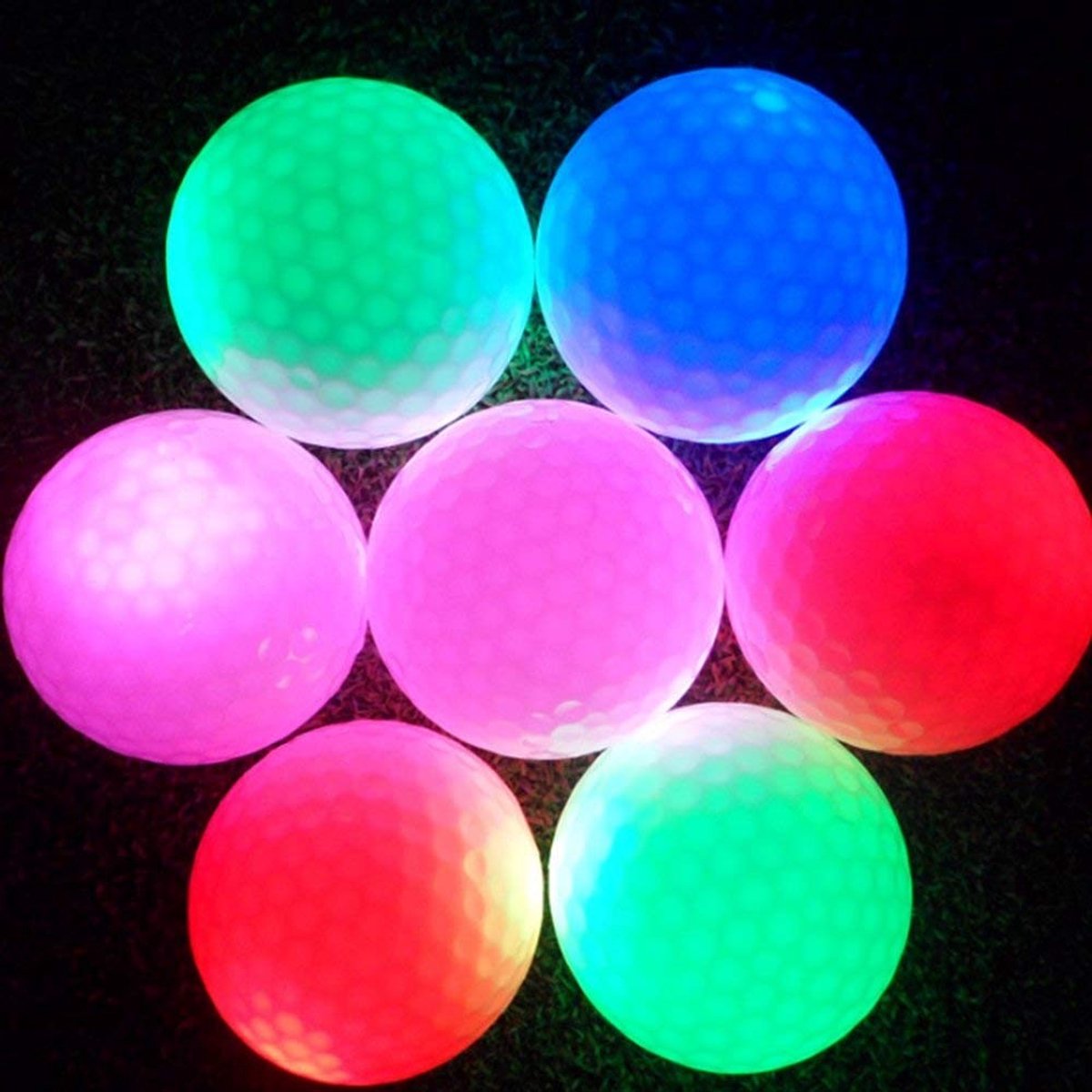 Dailygoods - LED Golfballen voor Nachtelijk Golfspel