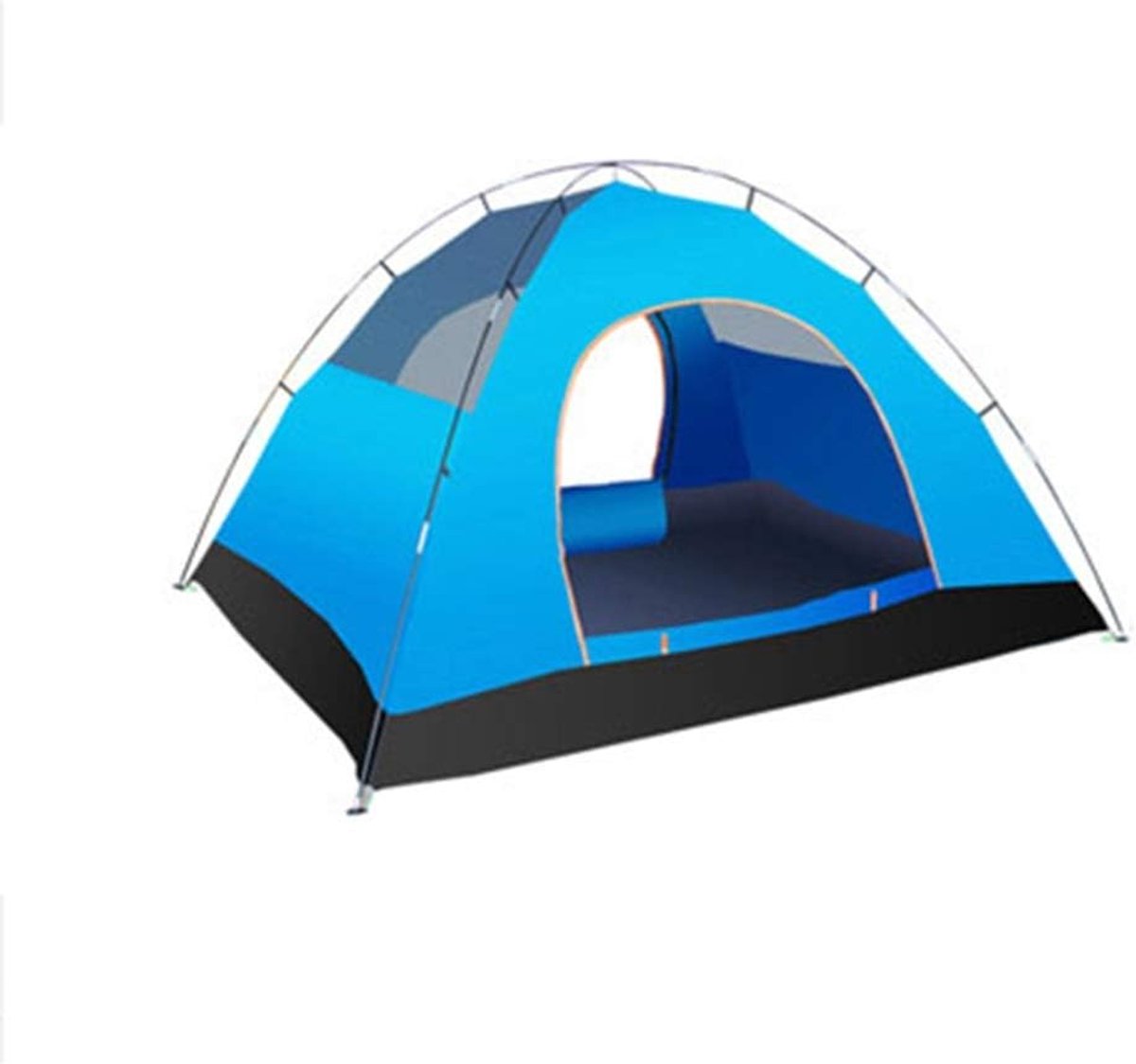 Automatische Tent - Kampeertent Strandtent - Buiten Kamperen - Dubbelwandige Constructie - 210x150x120 cm - Blauw