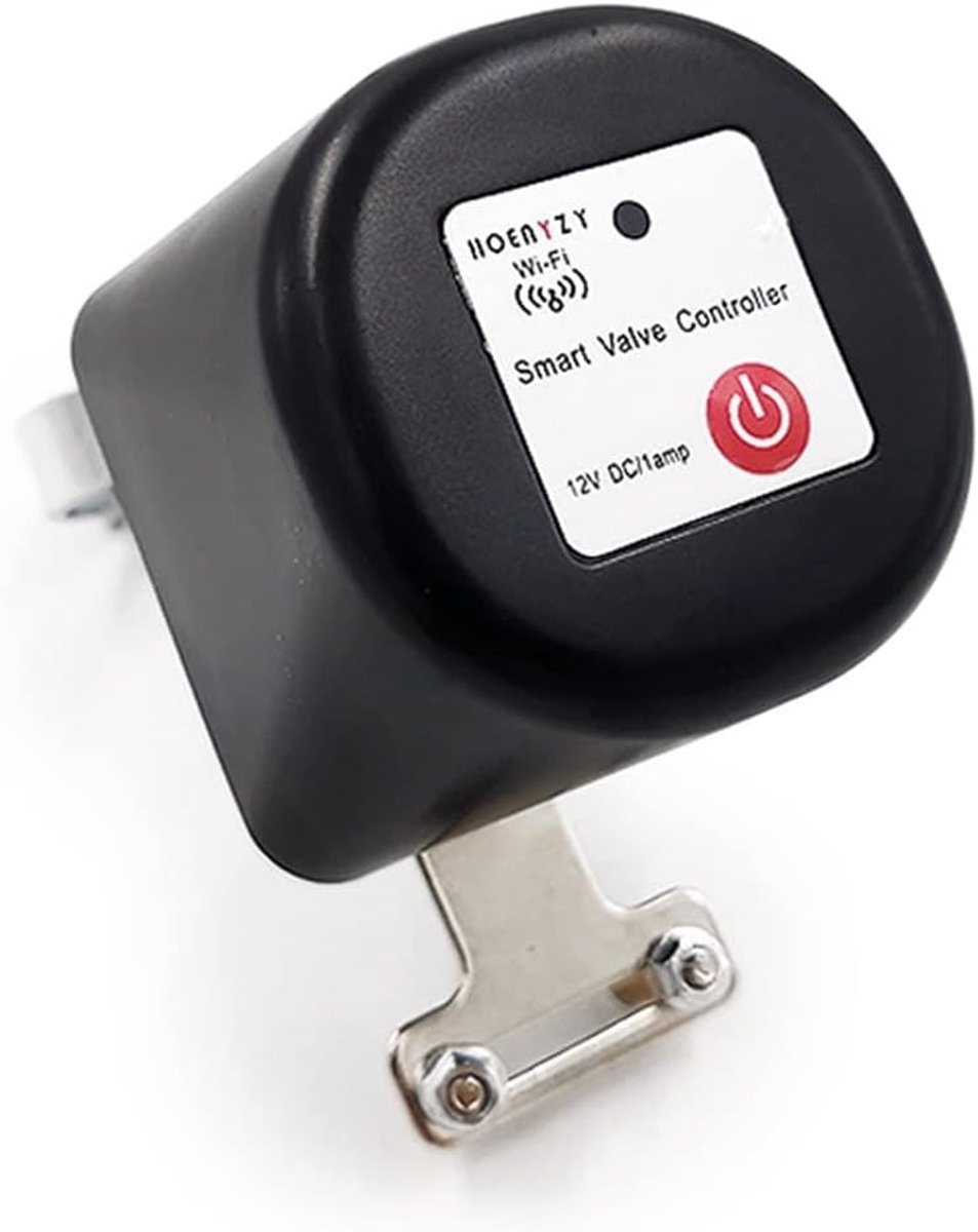 Slimme Klep Controller - Automatische Afsluiter - Domotica Installatie - Eenvoudige Installatie - 1/2 Inch - Zwart