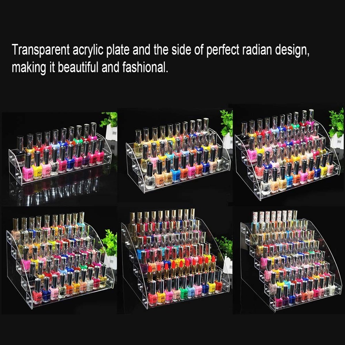 Dailygoods- Nagellakstandaard Hoogwaardig Acryl - Nagellakrek