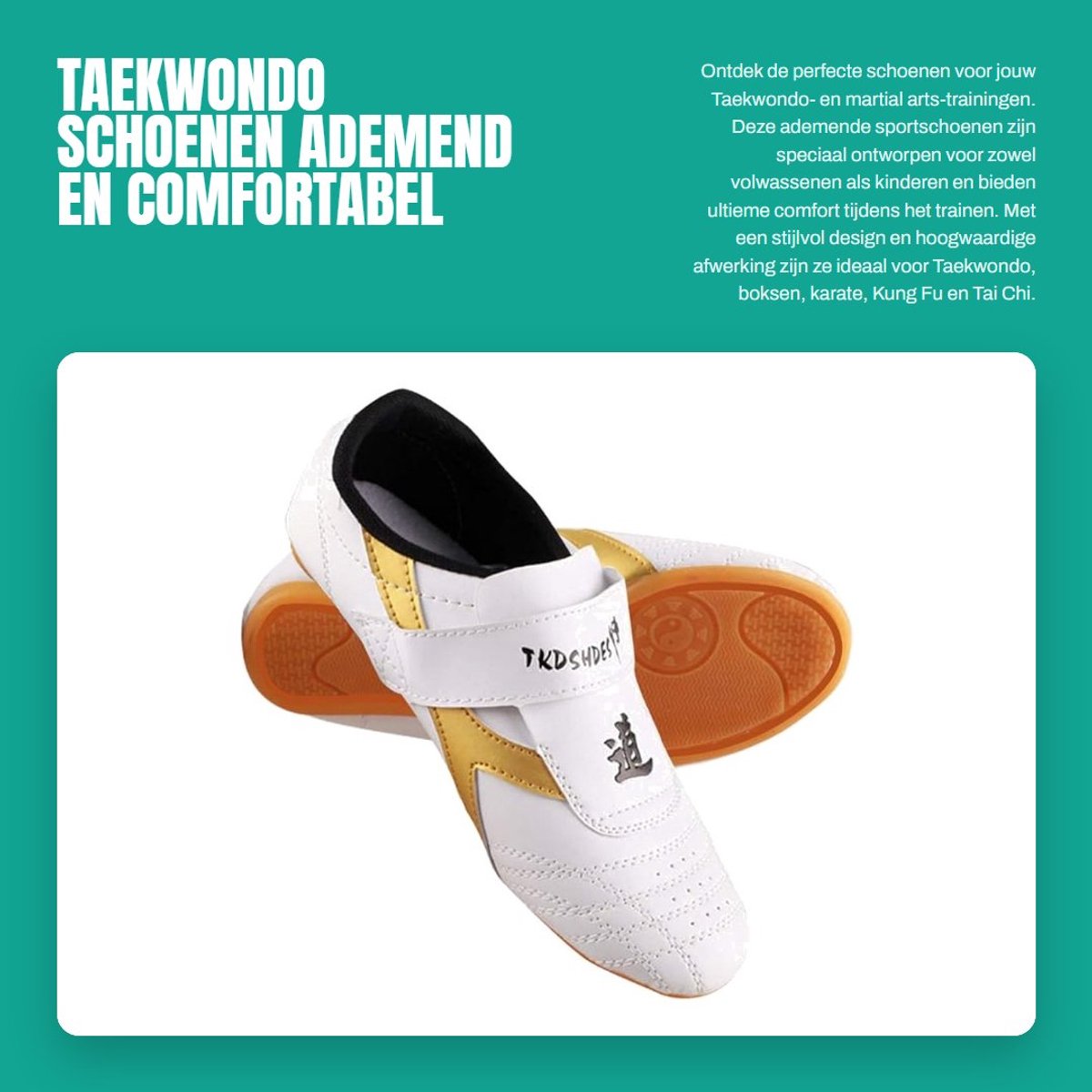 Dailygoods- Taekwondo Schoenen Zacht en Ademend - Vechtsport Schoenen - Gym schoenen - Anti-slip Zool - Training - Comfortabele Beweging - Sportschoenen