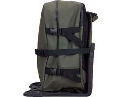 Polisport PackMate Universele Bagagedrager – Voor Rugzak, Schooltas en Boodschappen – Voor- en Achterdrager – Max. 15 kg – Zwart