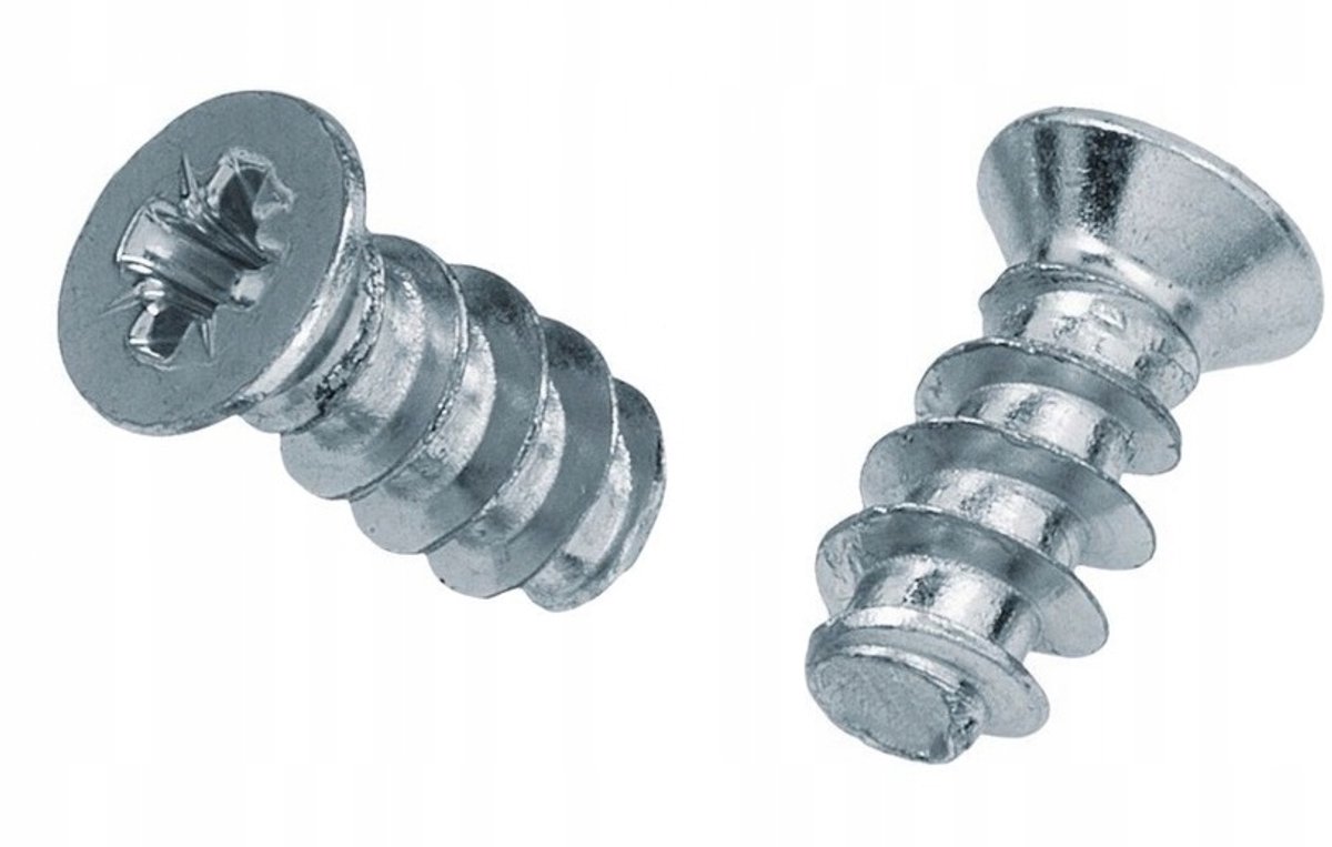 Euroschroeven Kegelkop 5x20mm Verzinkt 100 Stuks voor Meubels