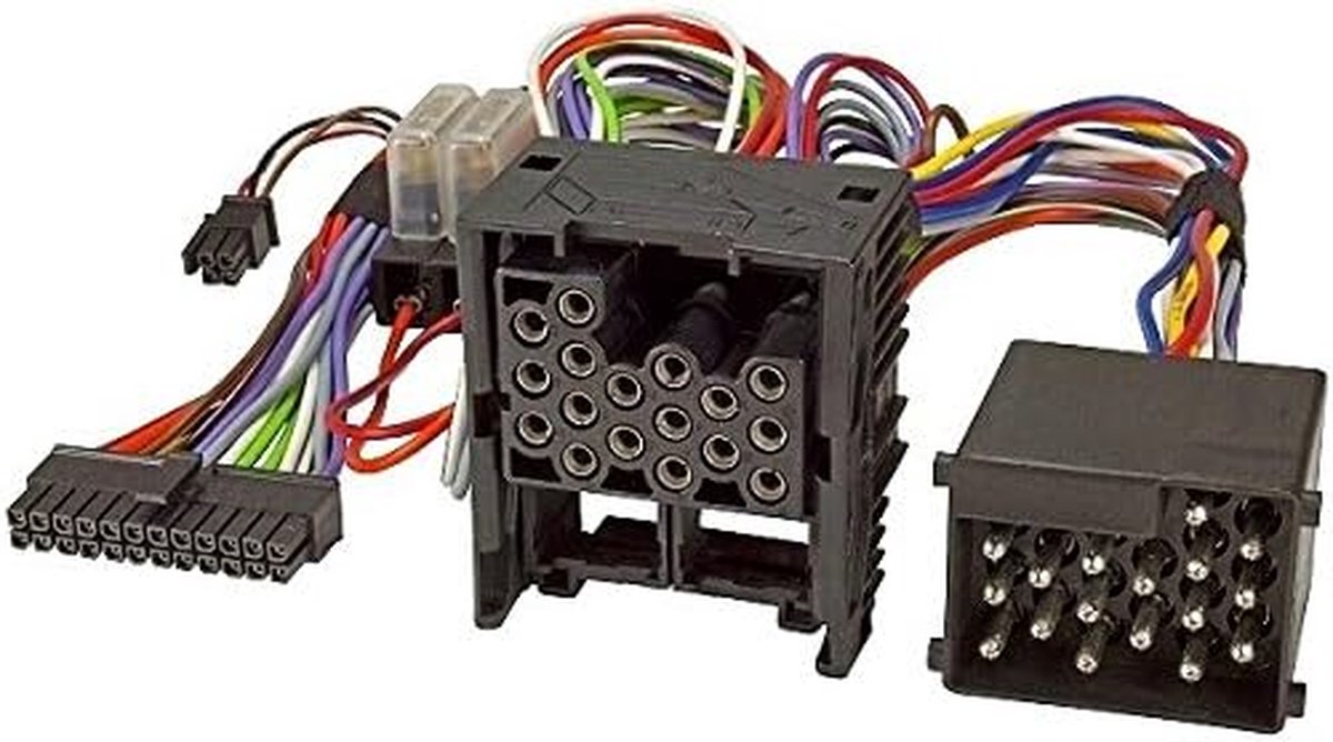 Autokabel Adapter - Verbindingskabel - Auto Audio - Ronde Pin Connector - 17-Pins - Zwart