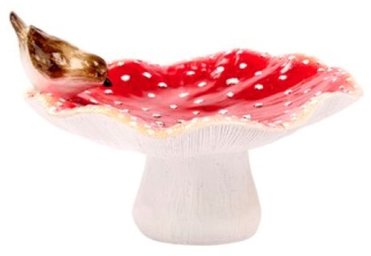 Goodwill - Decoratieve paddenstoel - Rood - H25 cm