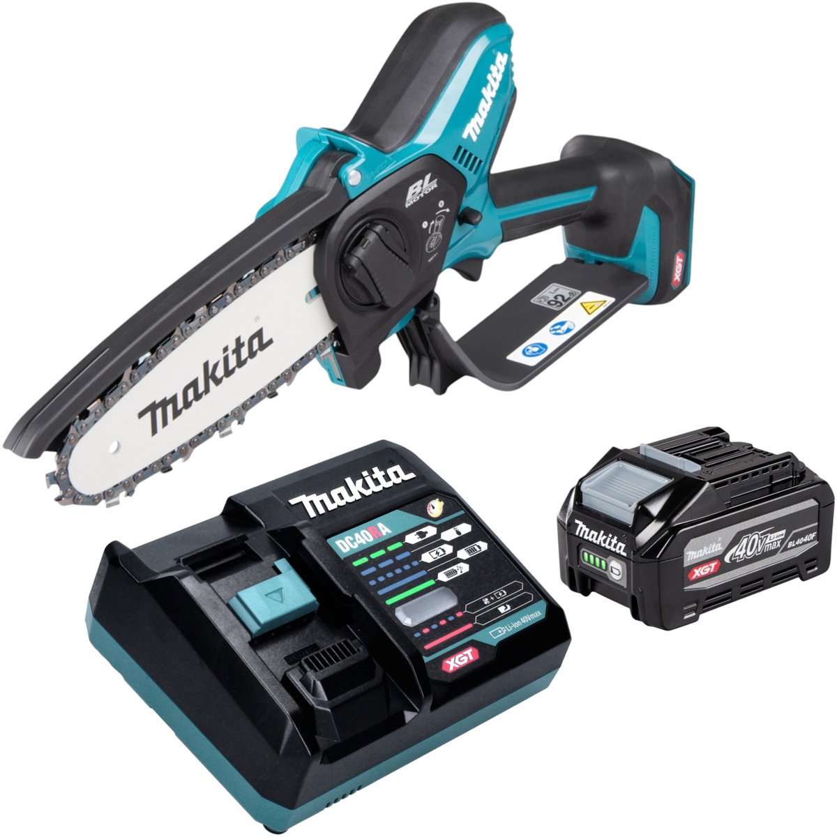 Makita UC 029 GU101 accu-takzaag 40 V max. 15 cm borstelloos + 1x accu 4,0 Ah + oplader