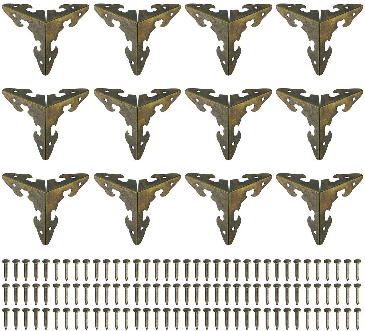 Elzusha - Set van 20 Decoratieve Hoekbeschermers van Metaal, 30 mm