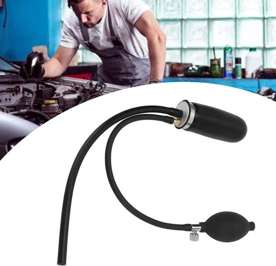 Universele adapter - Opblaasbare slang - Lektesten uitvoeren - Hoge precisie testen - 23x16x5 cm - Zwart van Universele — afbeelding 3