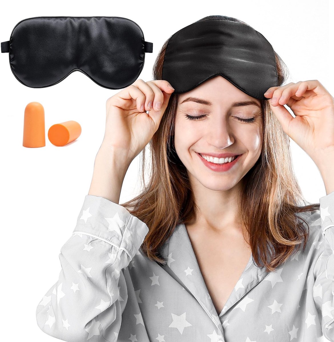 Elzusha - Zijde Oogmasker voor Comfortabel Slapen
