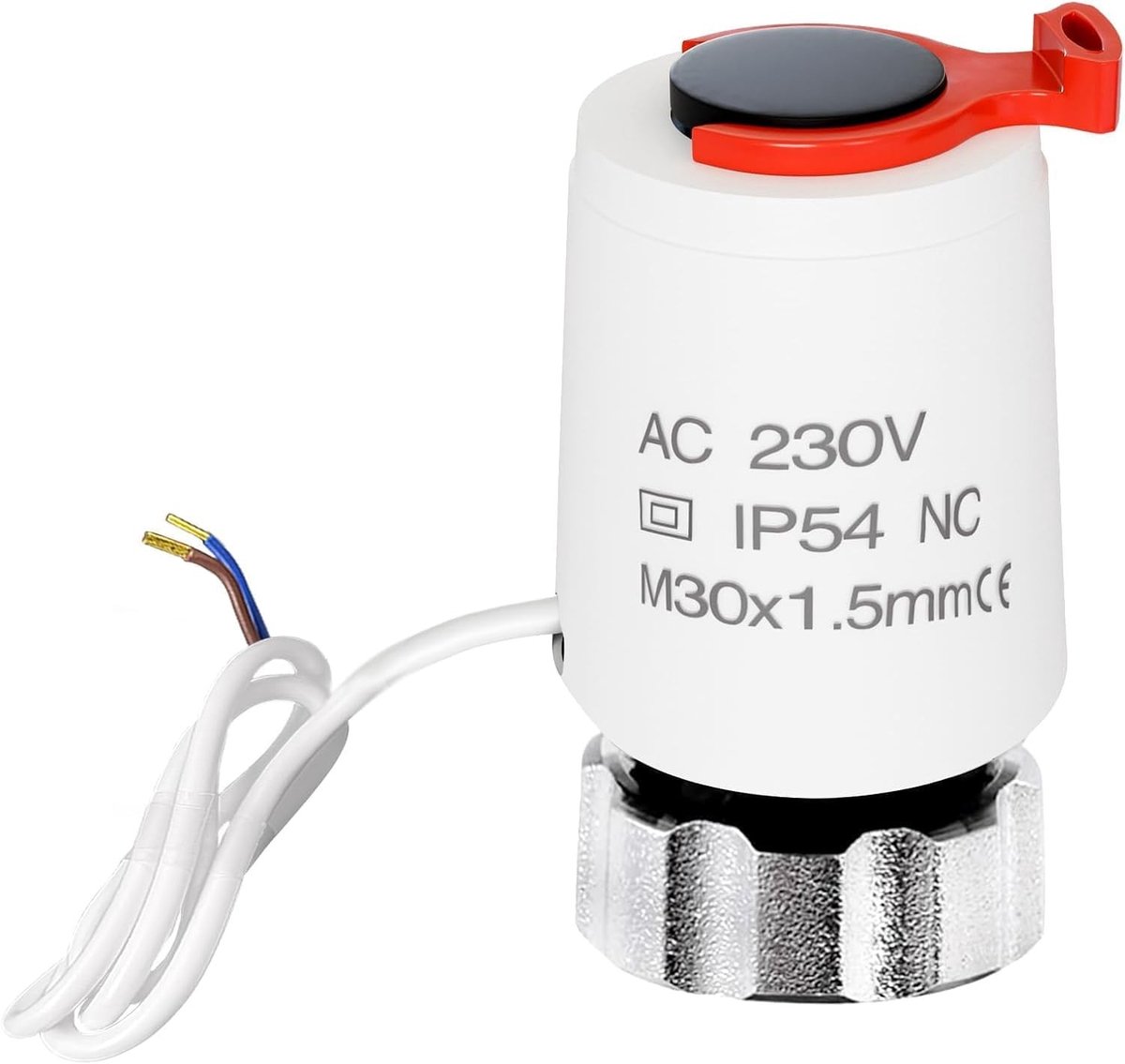 Aandrijving Vloerverwarming - 230 V - - Stelmotor voor Nauwkeurige Regelgeving - Geschikt voor Verwarmingssystemen