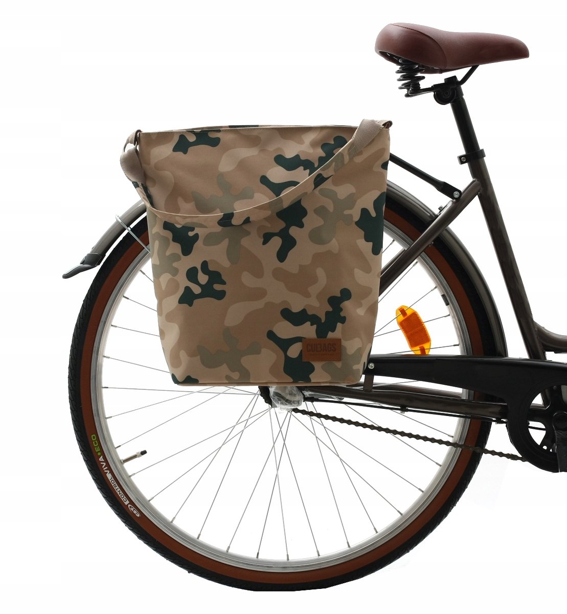 Merkloze Fiets Shopper Tas - Waterdicht & Ruim