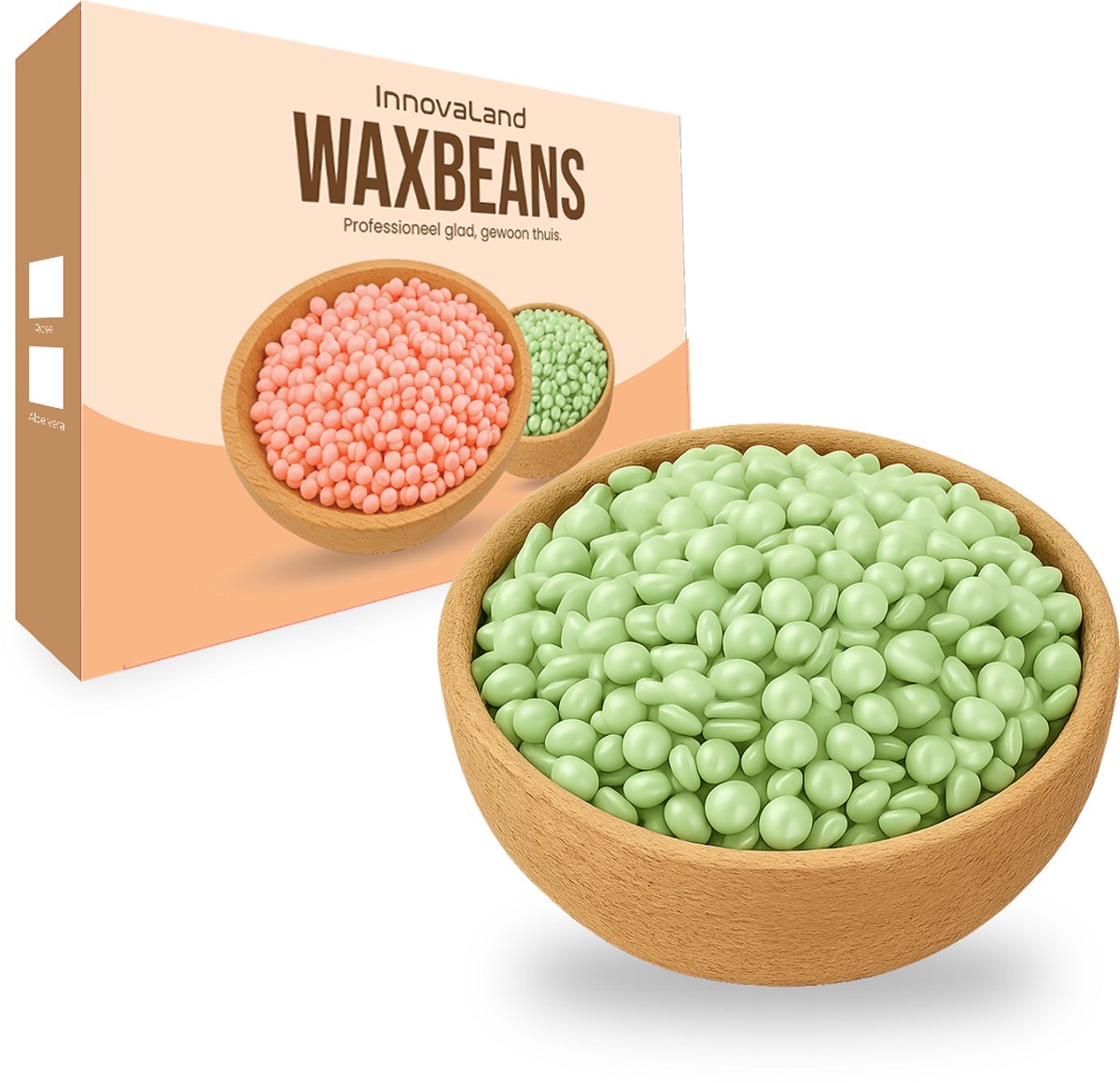 Innovaland Luxe Harskorrels - Aloe Vera Geur - Wax Beans - Wax Bonen - Ontharing - Wax Parels - Hars - Verzorging - Waxen - Hard Wax - Ontharingswax - Waxing - Hot Wax - Gezicht Wax - Wax Pearls