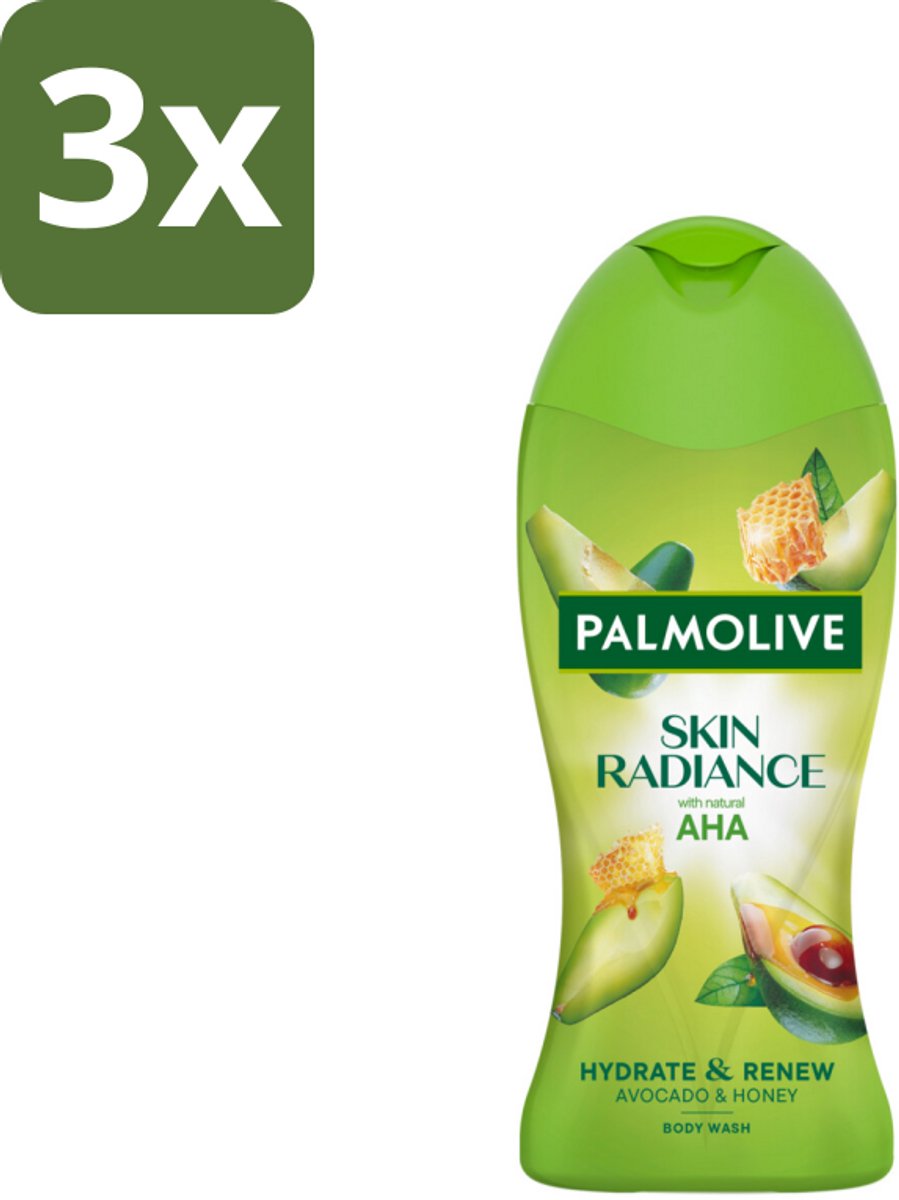 Palmolive – Douchegel – Skin Radiance Avocado Honey – 250 ml - Bulkverpakking - 3 stuks