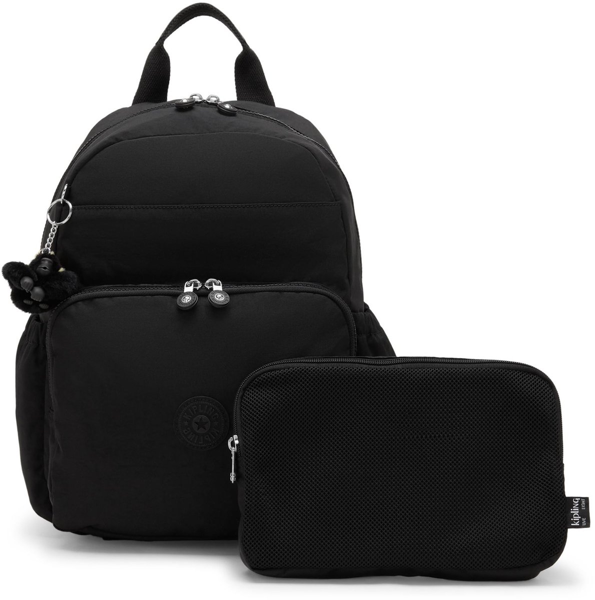 kipling rugzak luiertas Maisie Baby Backpack 20L Tiny Black Noir zwart