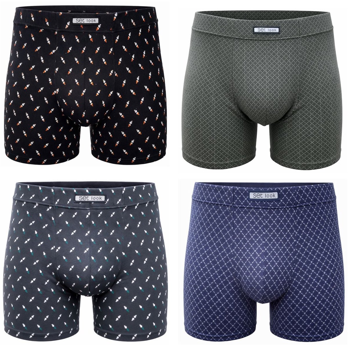 SET Heren Boxershorts 4-pack - Milano Juanola - Microfiber (Polyamide)