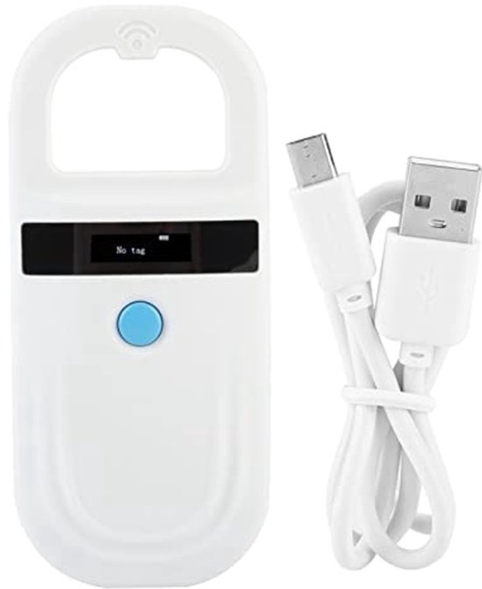 Huisdier Microchiplezer met OLED-scherm en Tag-informatieopslag