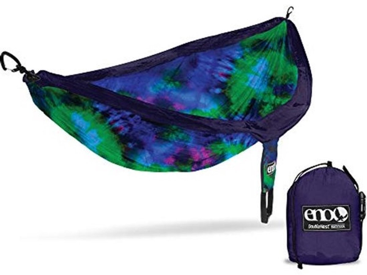 Travel Hangmat Dubbel Zacht Ademend Nylon Sneldrogend