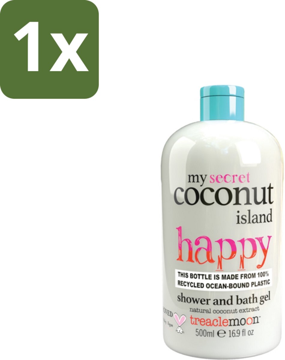 Treaclemoon – Douchegel – My Coconut Island – 500 ml - 1 stuk