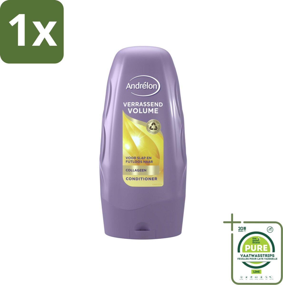 1 x Andrélon Conditioner Verrassend Volume 250 ml - Volume - Haarkleur - Haartype - Haartoon - Haartype