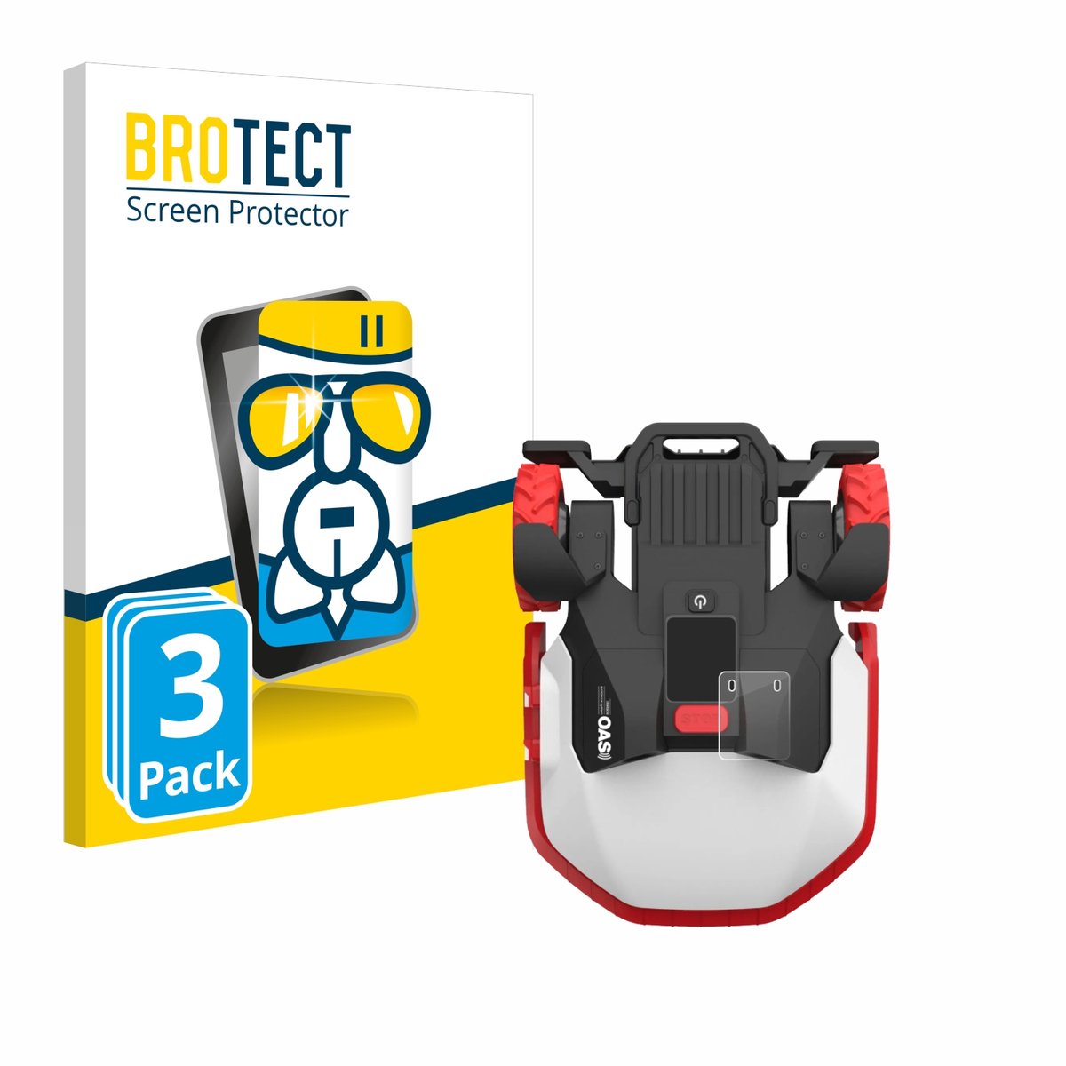 Screenprotector 3 Stuks voor Kress Mission Mega 3000 KR133E Beschermglas transparant