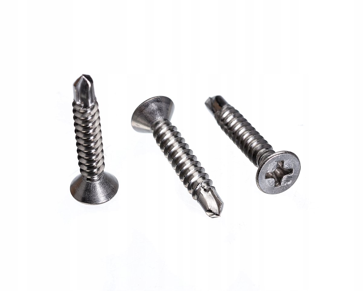 RVS Zelfborende Schroeven 4.2x25mm Kegelkop A2 (50 stuks)