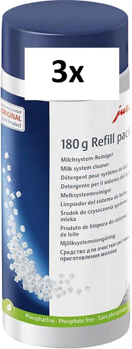 3x JURA - Melksysteemreiniger navul 180g