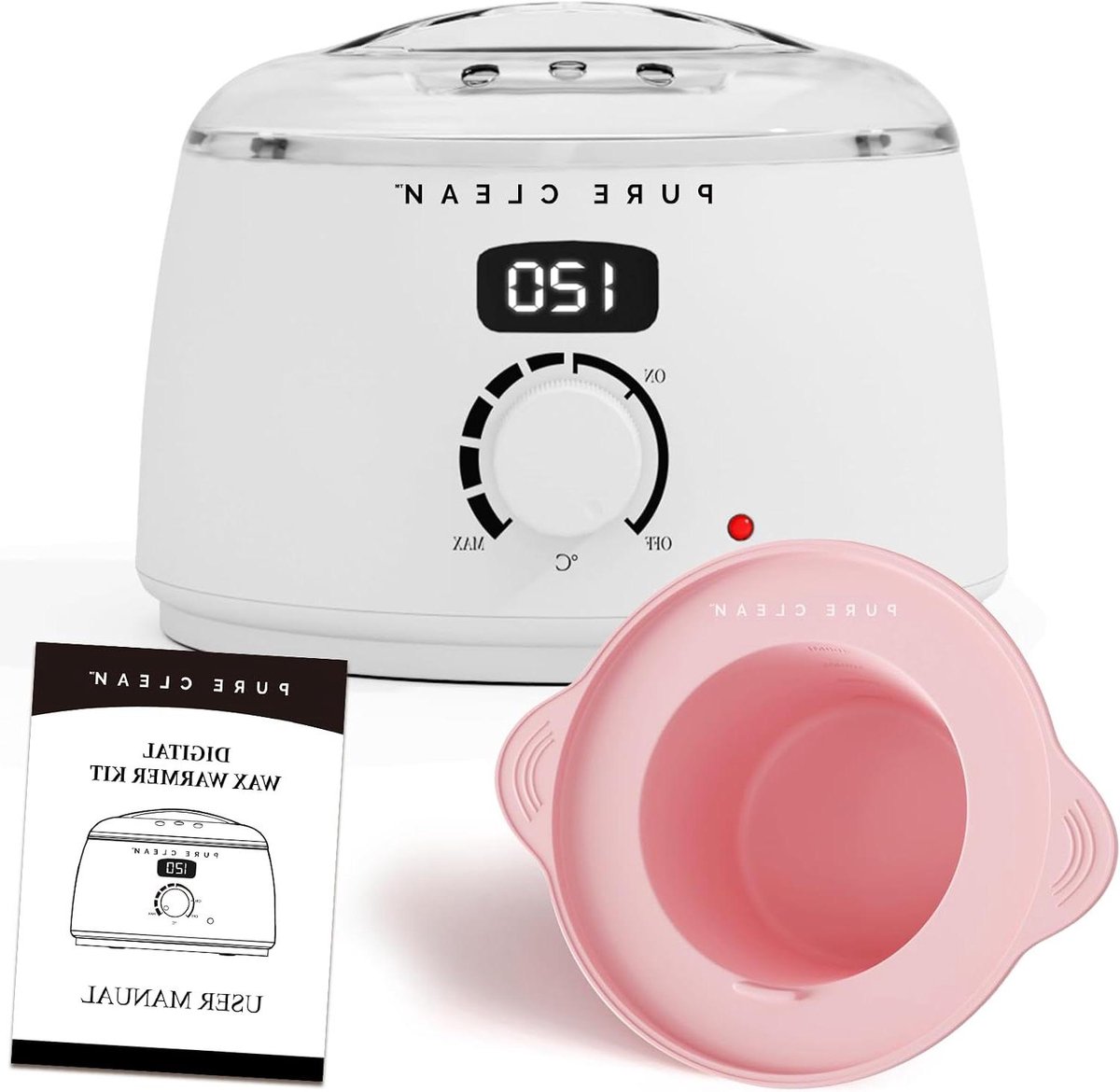 Waxmachine - Harsverwarmer - Ontharen thuis - Snelle opwarming 10 min - 20 cm - Zwart