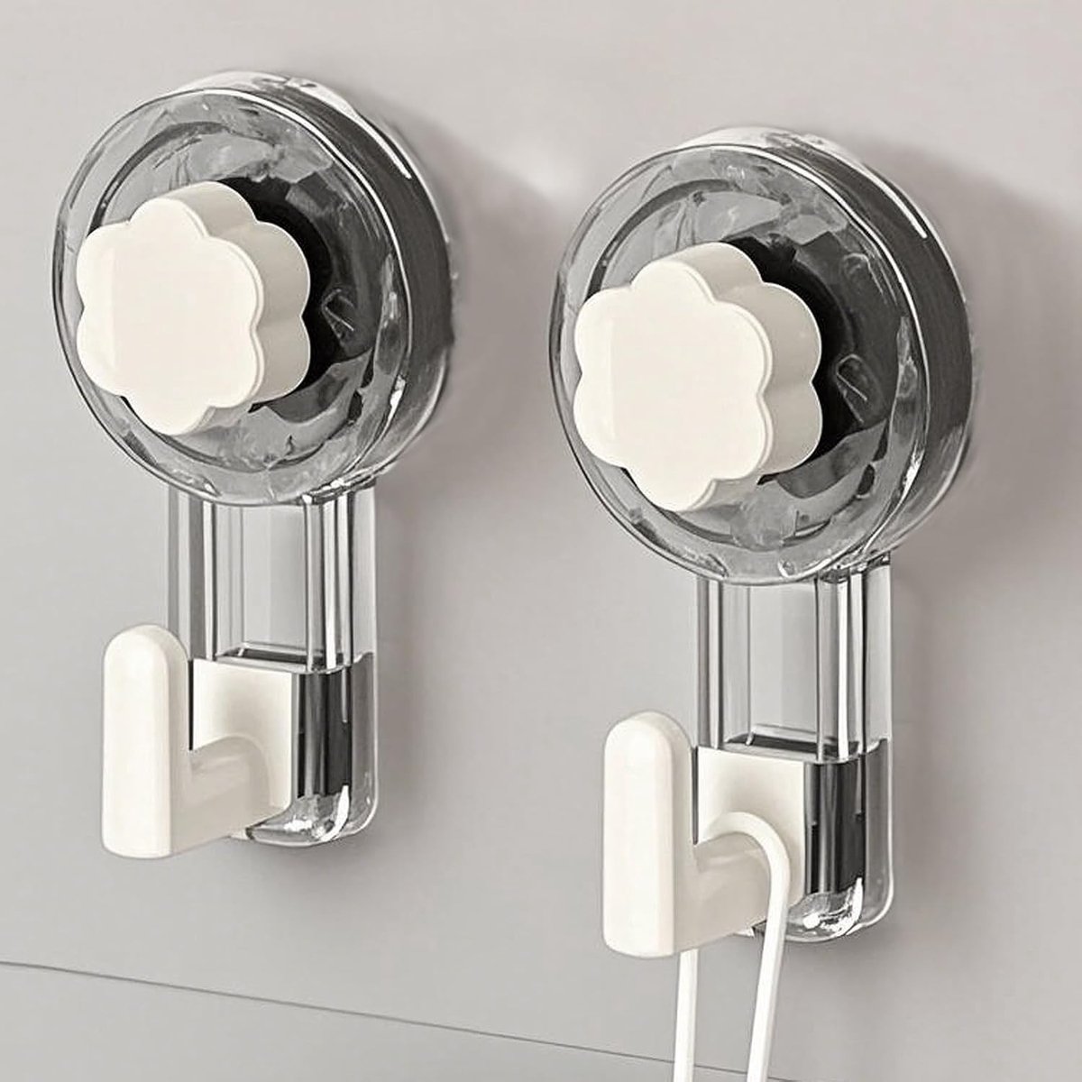 Sterke Zuignap Haak voor Handdoeken, Herbruikbaar en Geschikt voor Badkamer, Keuken, Kamperen en Auto, Perfecte Oplossing voor Ruimtebesparing en Decoratie