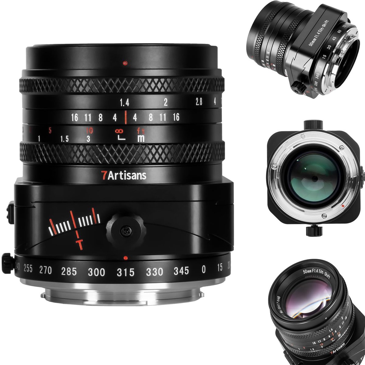 Solidchoice - 50mm F1.4 Tilt Shift Lens voor APS-C Camera's