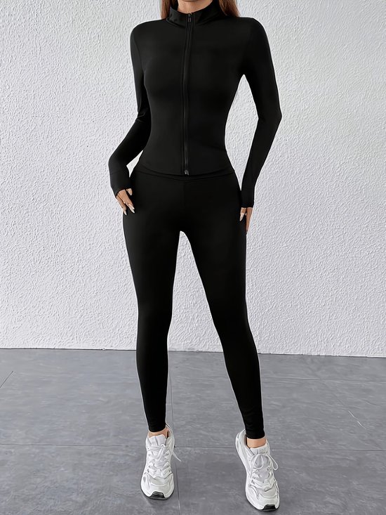 Currero Pilates Pak Dames - Yoga - Buttshaper - Gym - Fitness - Butt Lift - Bil Vergrotend - Heup Liftend - Yogakleding - Zwart XS — afbeelding 2
