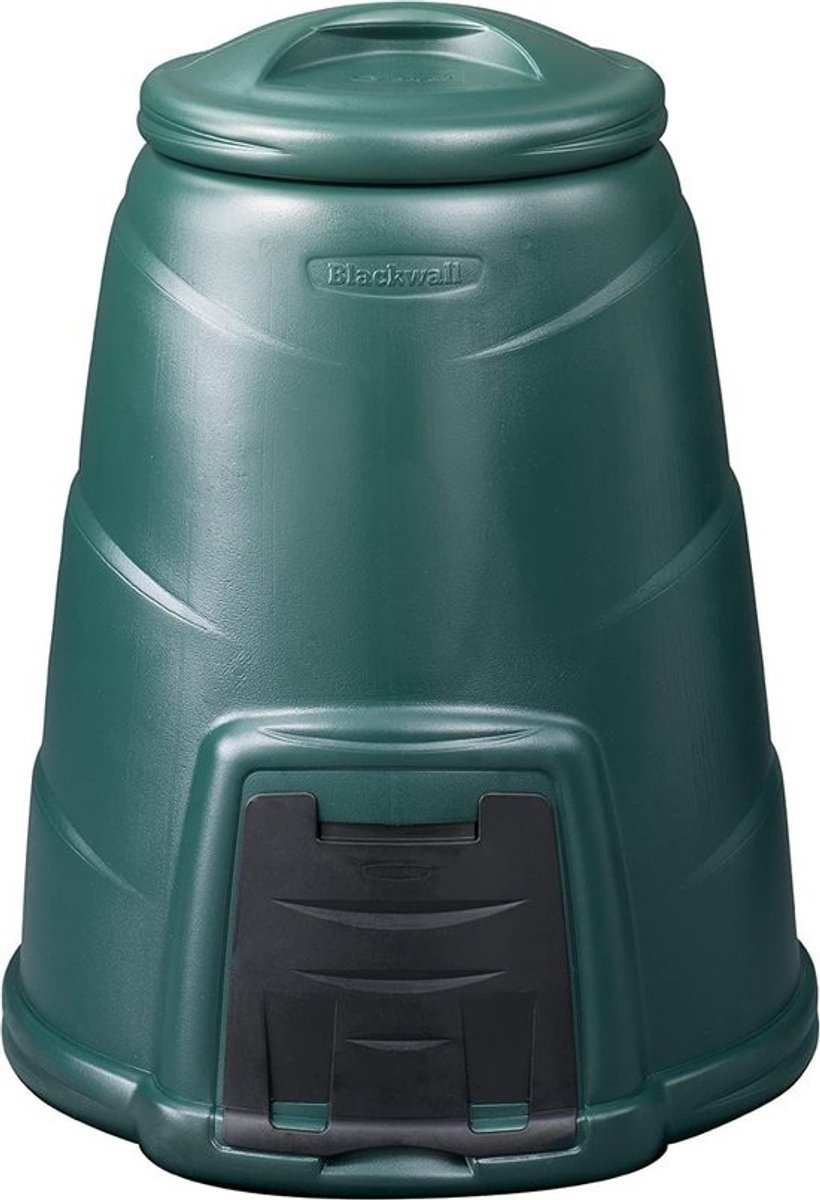 Compostbak Tuin - GFT Bak - Afval Verwerken - Gemaakt van gerecycled plastic - 220 liter - Groen