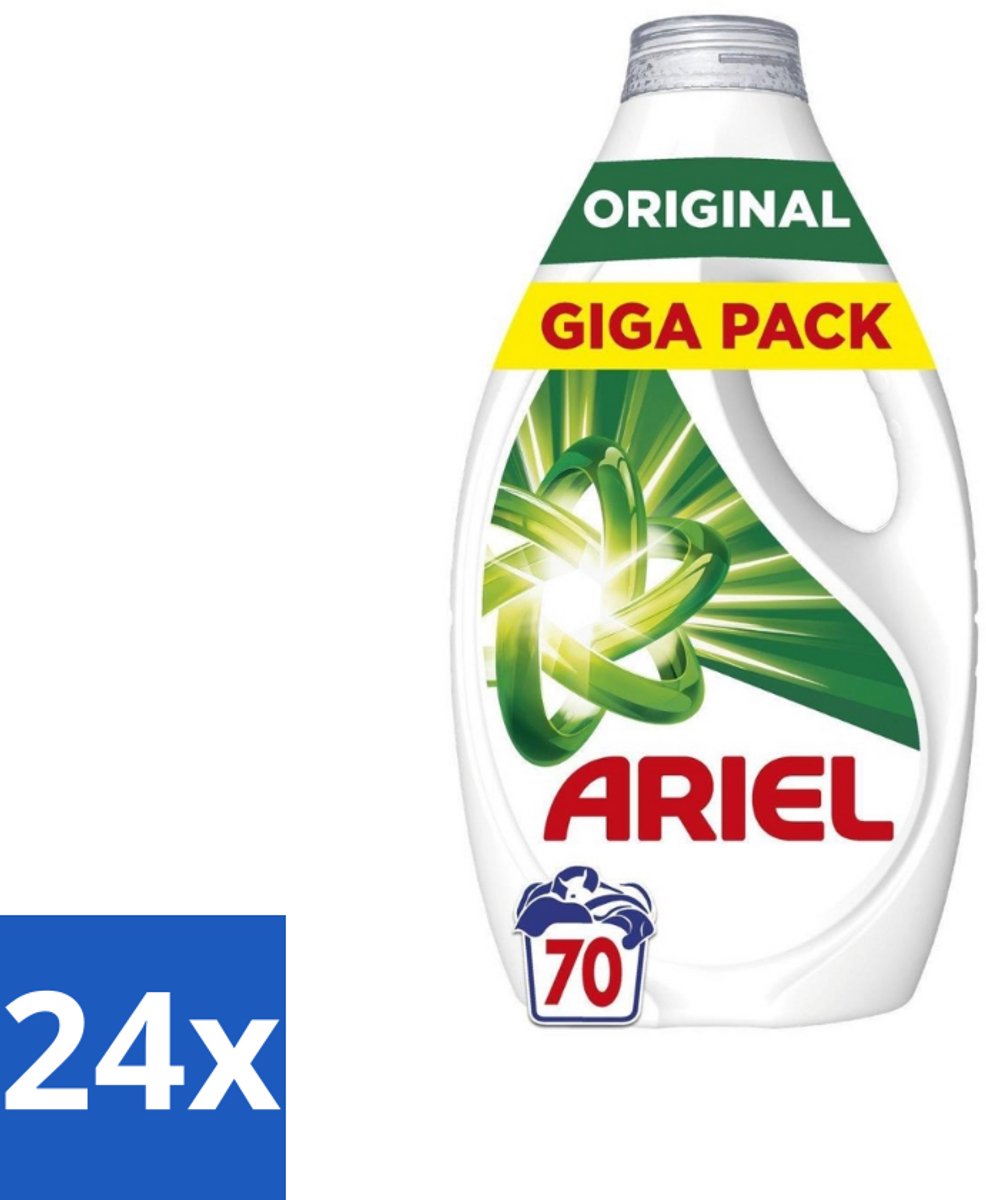 Ariel – Vloeibaar Wasmiddel – Original – 3150 ml – 70 wasbeurten - Voordeelverpakking - 24 stuks