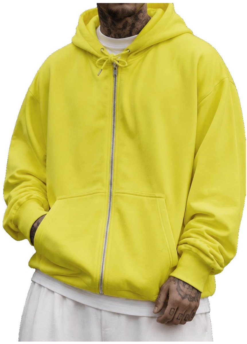 Currero Vest Dames Met Rits Sweater Cardigan Gebreid Sweaters Hoodie Warme Trui Lange Mouw Geel
