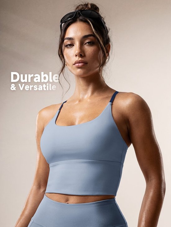 Currero Pilates Pak Dames - Yoga - Buttshaper - Gym - Fitness - Butt Lift - Bil Vergrotend - Heup Liftend - Yogakleding - Blauw S — afbeelding 3