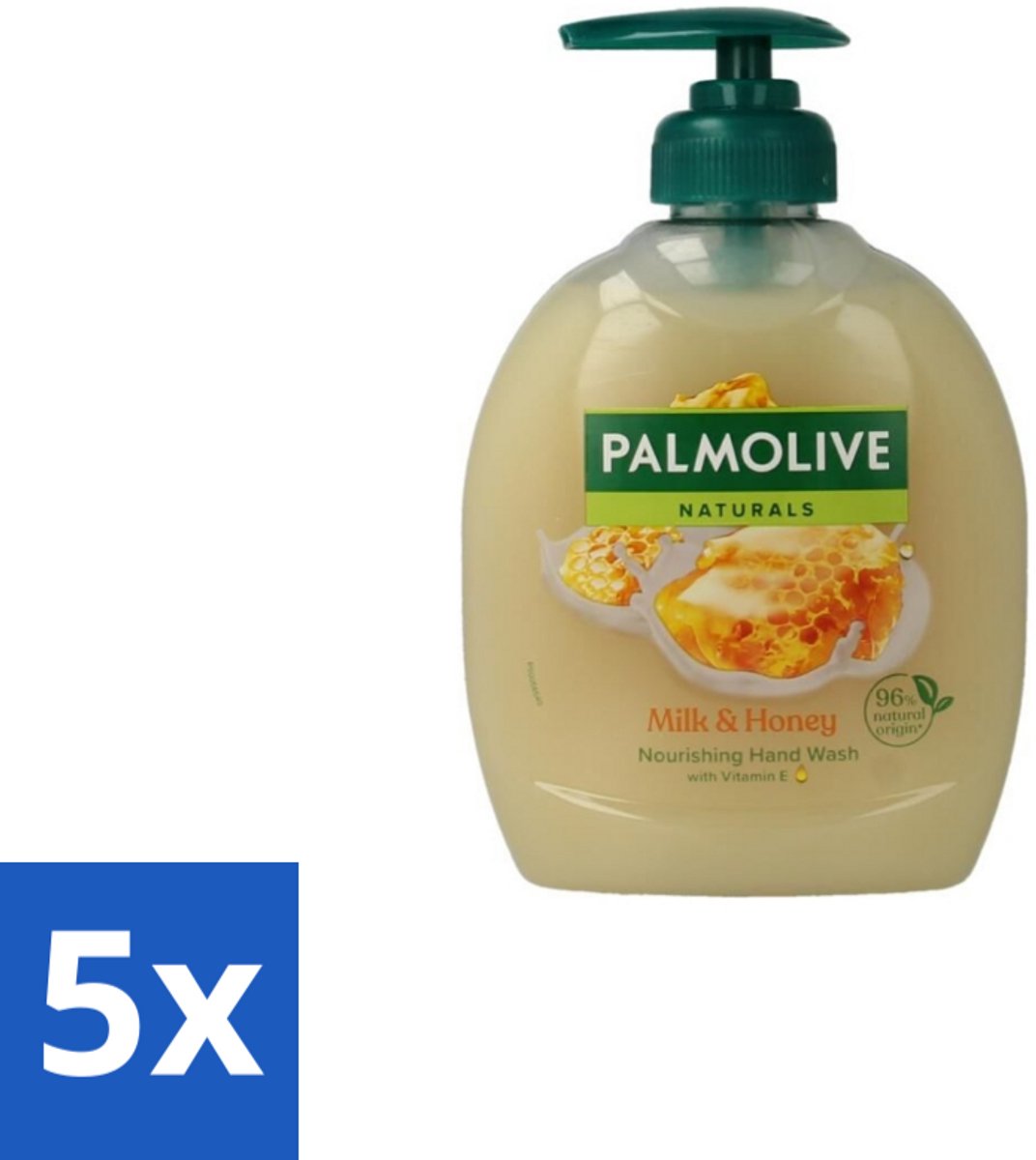 Palmolive – Handzeep – Melk & Honing – 300 ml - Bulkverpakking - 5 stuks