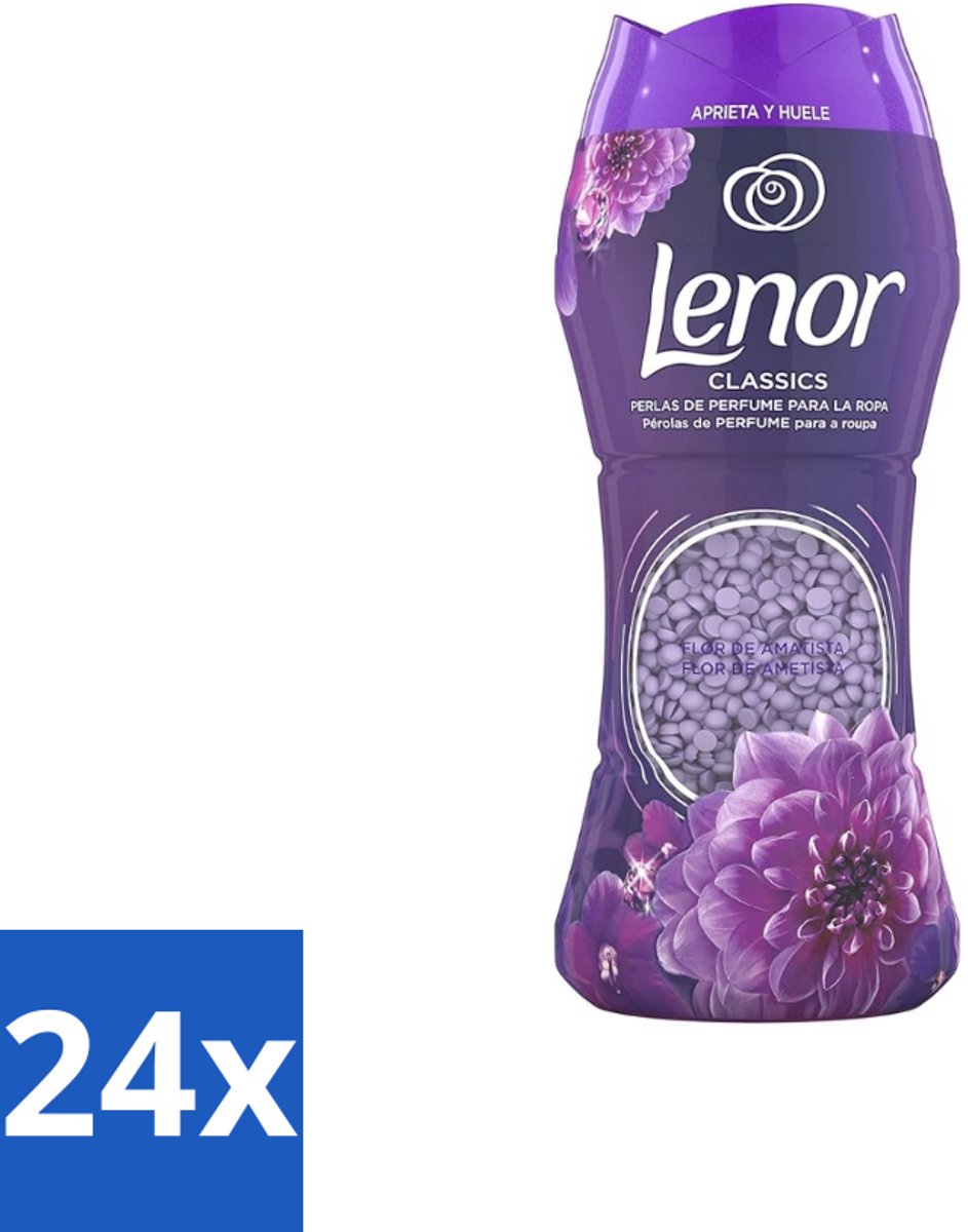 Lenor Unstoppables – Geurbooster – Amethyst – 210 g - Voordeelverpakking - 24 stuks