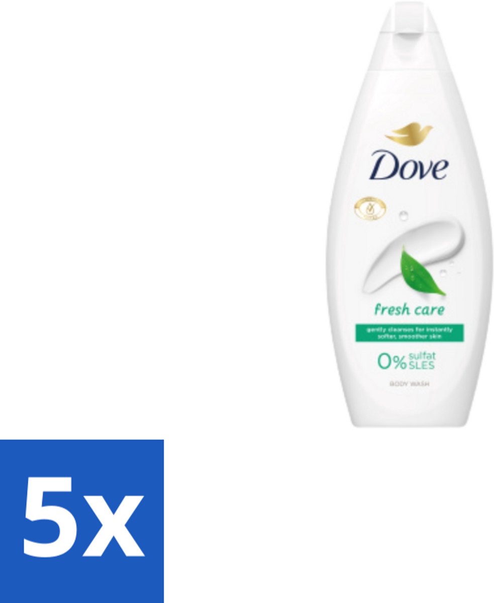 Dove – Douchegel – Fresh Care – 250 ml - Bulkverpakking - 5 stuks